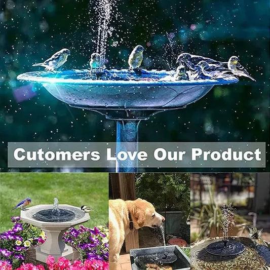 📢 Hot Sales 50% OFF 🏆 Solar-Powered Garden Landscape Fountains 🌿⛲
