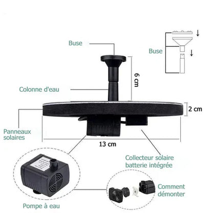 📢 Hot Sales 50% OFF 🏆 Solar-Powered Garden Landscape Fountains 🌿⛲