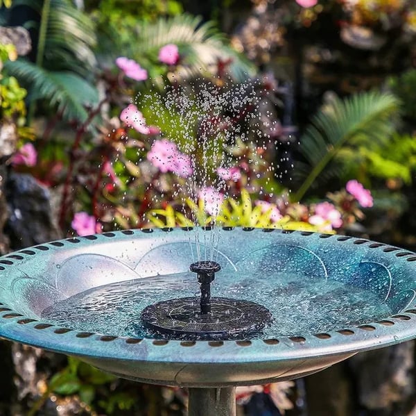 📢 Hot Sales 50% OFF 🏆 Solar-Powered Garden Landscape Fountains 🌿⛲