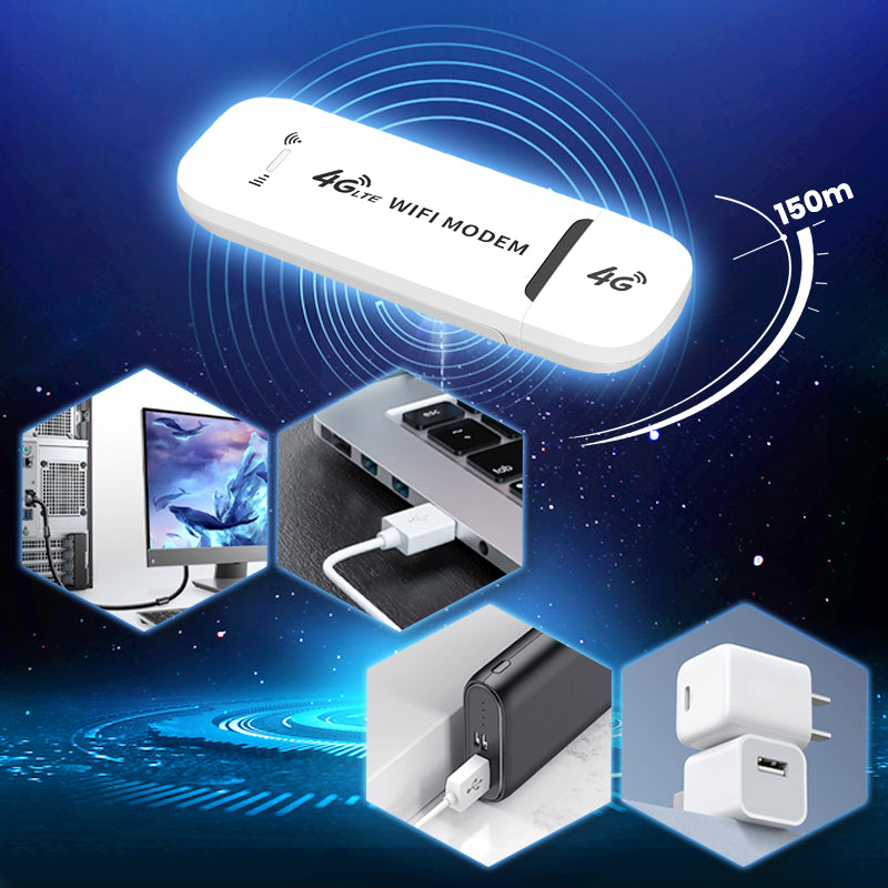 150Mbps Portable USB 4G LTE Mobile WIFI Access Point