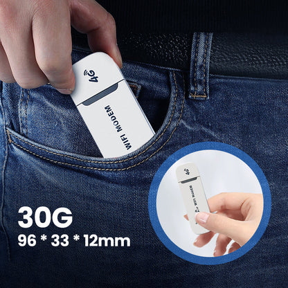 150Mbps Portable USB 4G LTE Mobile WIFI Access Point